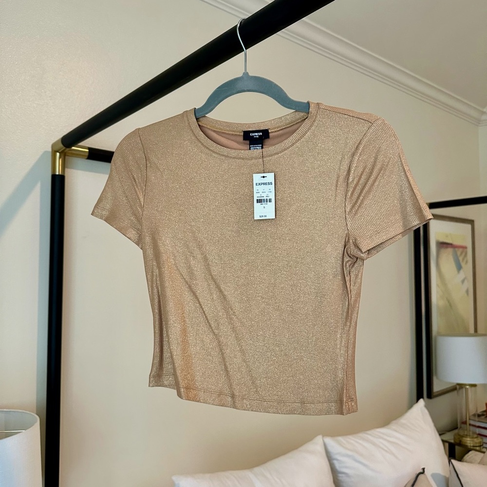NWT gold tee